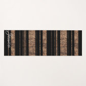 Goudglitterstrepen Yogamat (Voorkant (horizontaal))