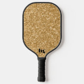Goudglittertextuur afbeelding pickleball paddle (Achterkant)