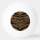Goudglittertijgerstrepen Pingpongbal (Achterkant)