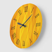 Goudgolven met golven grote klok (Hoek)