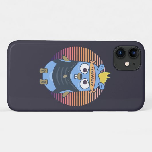 Goudgopher in cyberpunk-stijl Case-Mate iPhone case (Achterkant (horizontaal))