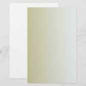 Goudgradiënt Briefpapier (Voorkant / Achterkant)