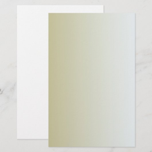 Goudgradiënt Briefpapier (Voorkant / Achterkant)