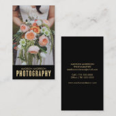 Goudgradiënt | Visitekaartjes voor fotografie (Voorkant / Achterkant)