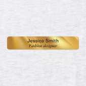 Goudgradiëntdiagonale lijnen labels (Design 1)