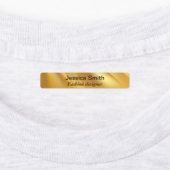 Goudgradiëntdiagonale lijnen labels (Aangebracht)