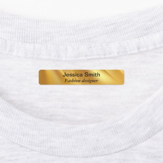 Goudgradiëntdiagonale lijnen labels (Aangebracht)