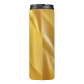 Goudgradiëntdiagonale lijnen thermosbeker (Achterkant)