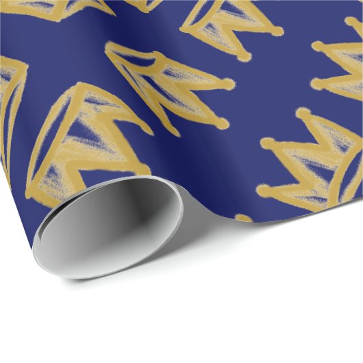 Goudgraffiti Cadeaupapier (Rol Hoek)