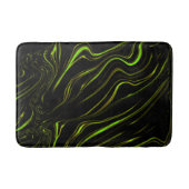 Goudgras, langwerpige golvende sporen van zwart fo badmat (Voorkant)