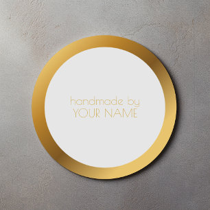 Goudgrens Ronde Sticker