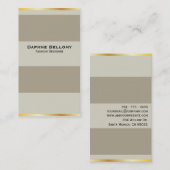 Goudgrenzen Visitekaartje (Voorkant / Achterkant)