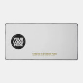 Goudgrijs | Aangepaste zakelijke Logo naam, slogan Bureaumat (Voorkant)