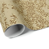 Goudgrijstextuur tot creëer-noodsituatie cadeaupapier (Rol Hoek)