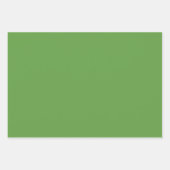 Goudgroene geplakte kerst inpakpapier vel (Voorkant 3)