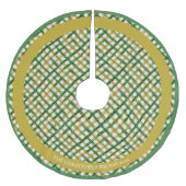 Goudgroene geplakte kerst kerstboom rok (Voorkant)