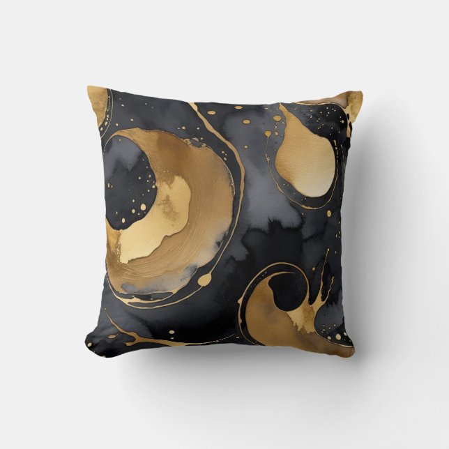 goudhaantje kussen (Voorkant)