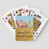  goudhaaskonijn en hak pokerkaarten (Achterkant)