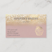 goudhandtaart visitekaartje (Achterkant)