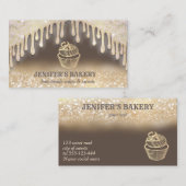 goudhandtaart visitekaartje (Voorkant / Achterkant)