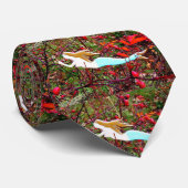 goudharige blauwe zeemeermin stropdas (Opgerold)