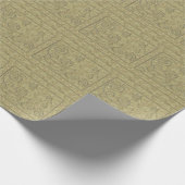 Goudhars herten cadeaupapier (Hoek)