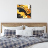 Goudhars kunst canvasprint canvas afdruk (Insitu (Slaapkamer))