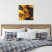 Goudhars kunstcanvasprint canvas afdruk (Insitu (Slaapkamer))
