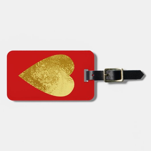 goudhart bagagelabel (Voorkant horizontaal)