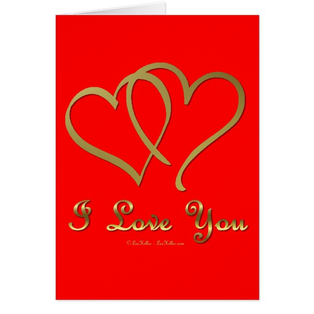 Goudharten houden van jou (Voorkant)