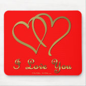 Goudharten houden van jou muismat (Voorkant)