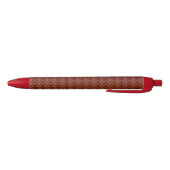 Goudharten op maroon zwarte inkt pen (Bodem)