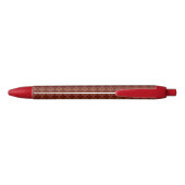 Goudharten op maroon zwarte inkt pen (Achterkant)