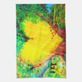 goudhartreurhanddoek theedoek (Verticaal)