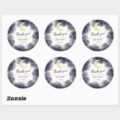 goudhemelenkonies baby douche rond stickers (Vel)