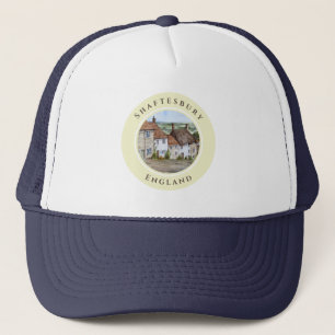 Goudheuvel Shaftesbury Dorset Engeland Aquarel Trucker Pet