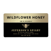 Goudhoningpot Etiket (Voorkant)