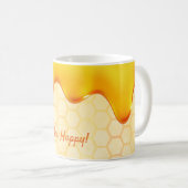 Goudhoningraathoningraat, fijn druppelend koffiemok (Voorkant rechts)