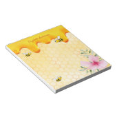 Goudhoningraathoningraatdruppelflora Notitieblok (Schuin)