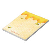 Goudhoningraathoningraatdruppelnaam Notitieblok (Linkerzijde)