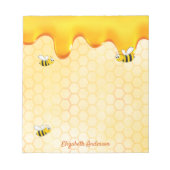 Goudhoningraathoningraatdruppelnaam Notitieblok (Voorkant)