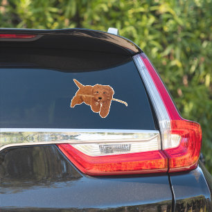 Goudie Doodle op maat gesneden extra grote vinyl s Sticker