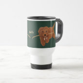 Goudie Golden Doodle Reisbeker (Voorkant rechts)