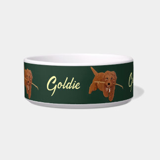 Goudie Gouden Doodle Hond Voerbakje