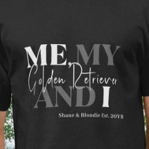 Goudie Hond Papa Opgerichte Unieke Typografie Grap