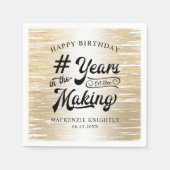 Goudjaren in de kiem servet (Voorkant)