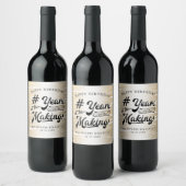 Goudjaren in de kiem wijn etiket (Flessen)