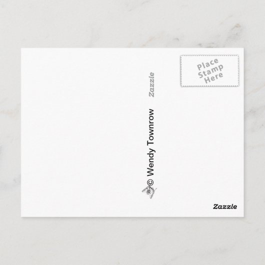 goudkaarsen, bloemen en zwenken op rode achtergron briefkaart (Achterkant)