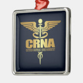 Goudkaduceus (CRNA) Metalen Ornament (Links)