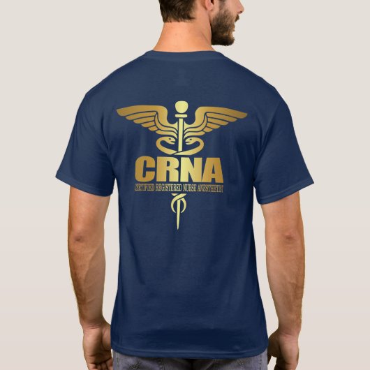 Goudkaduceus (CRNA) T-shirt (Achterkant)